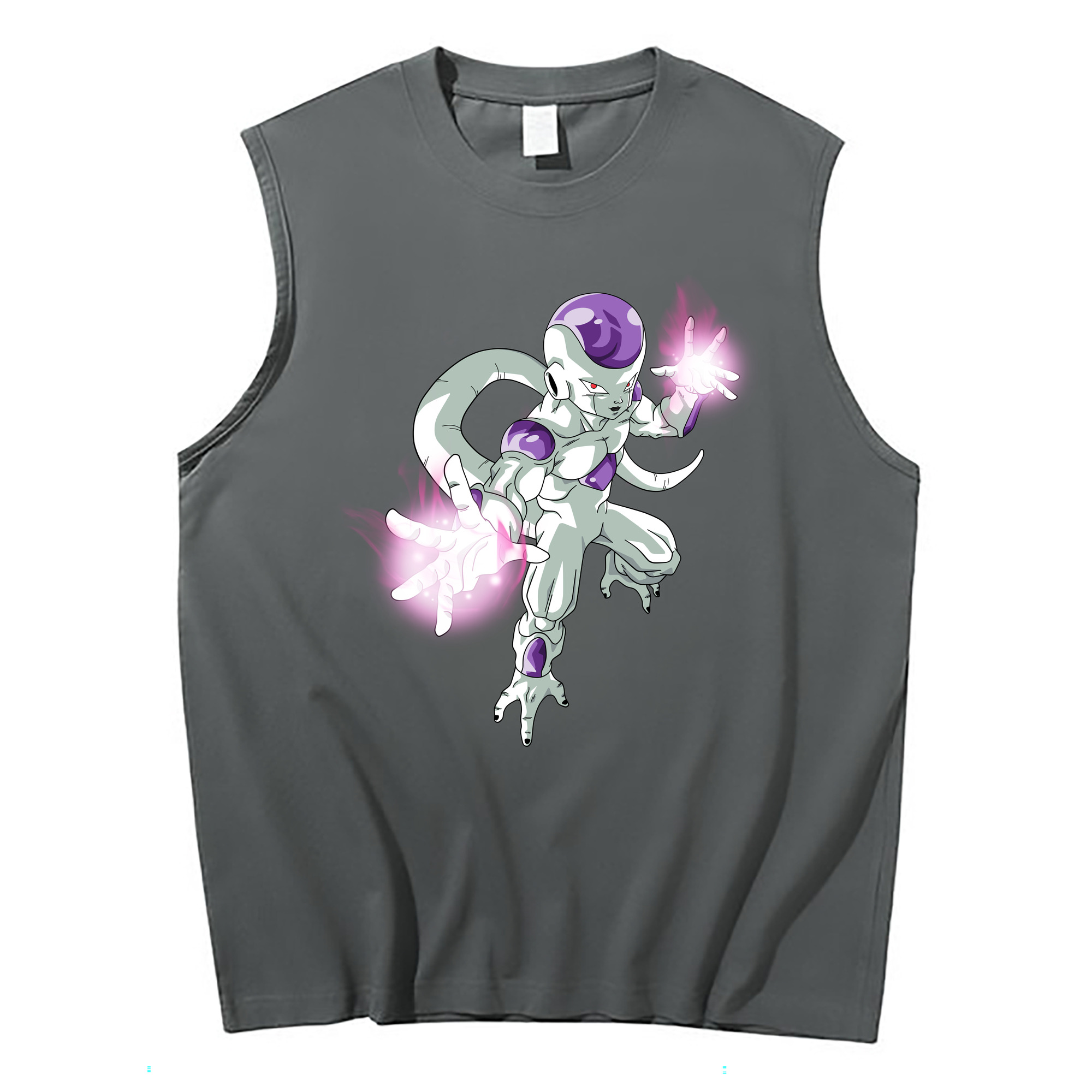（画像用） ドラゴンボール フリーザ DRAGON BALL Frieza コットン100％タンクトップ（フロントプリント）